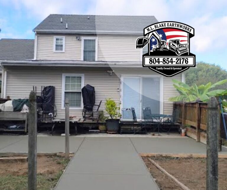 concrete patio slab