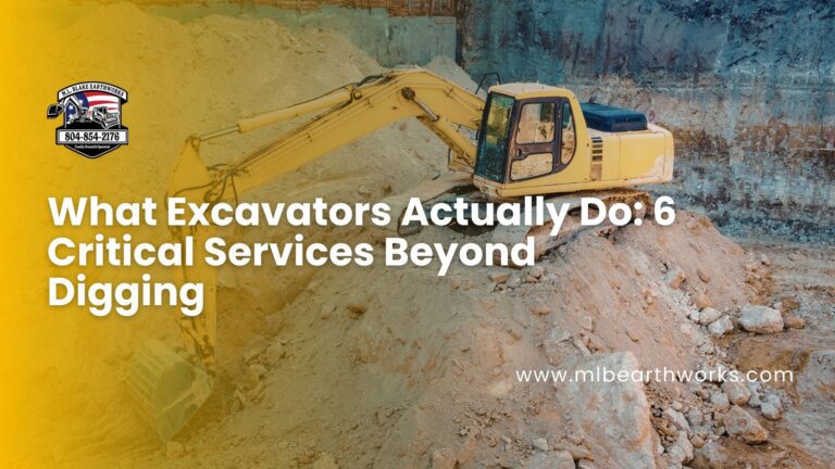 what is excavation services