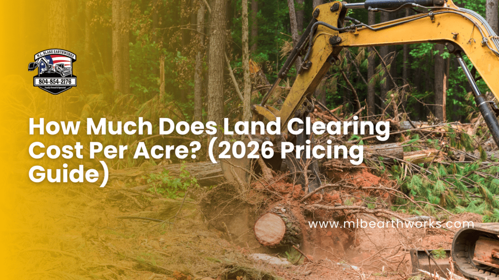 how much is land clearing per acre